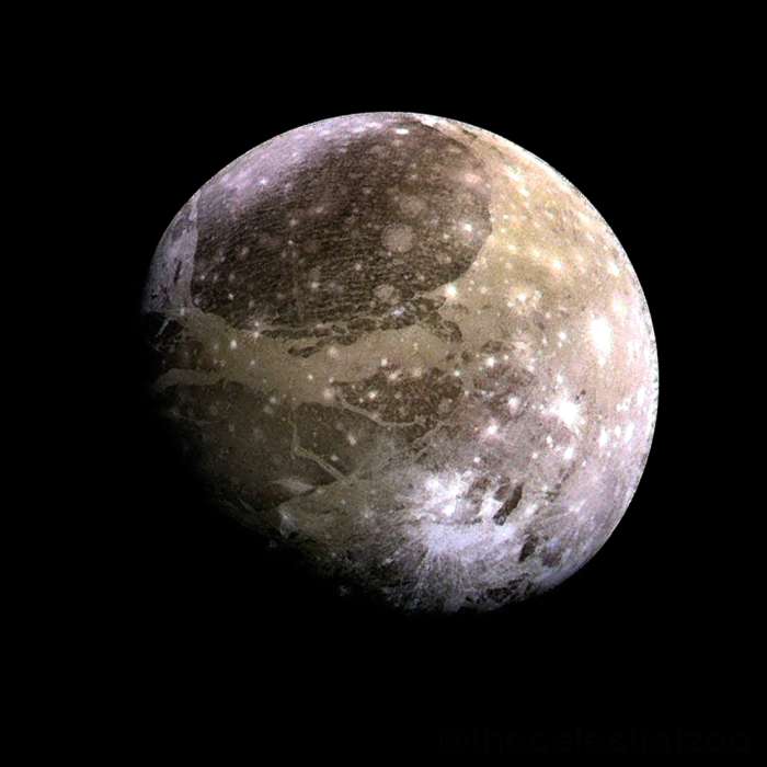 Ganymede water vapour